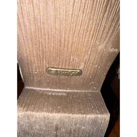 Blowfish Malibu Brown Veto Faux Suede Ankle Boots Side Zip Women 8 Buckle New - Picture 9 of 13